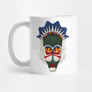 Watercolor tribal mask Mug